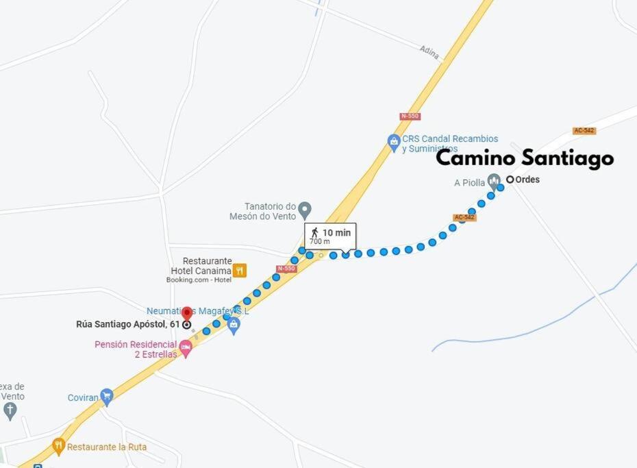 Apartamentos Camino Ingles Ordes Ngoại thất bức ảnh
